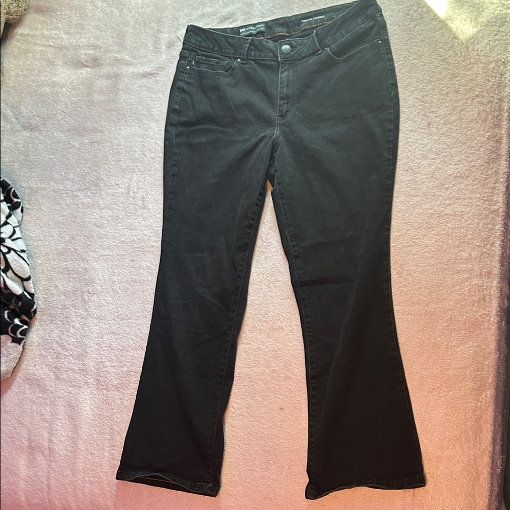 Women's Black Jeans (stretchy/ curvy fit/ Boot cut)